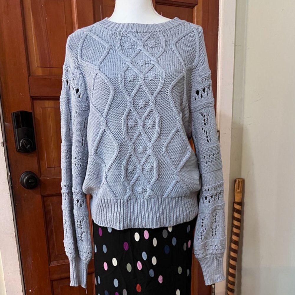 Powder blue sweater